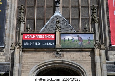 Billboard World Press Photo At Amsterdam The Netherlands 11-6-2022