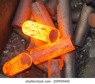 Billet Heating By Induction Furnace For Hot Forging