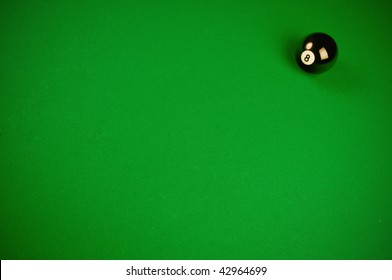 Billiard Table For A Pool