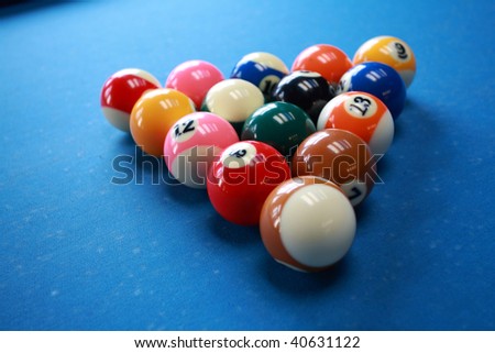 Billiards game full of fun