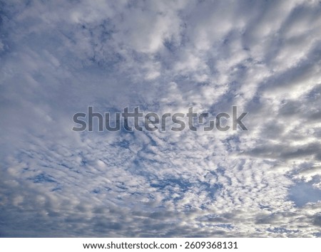 The billowing clouds make the mind remember the beautiful times with loved ones