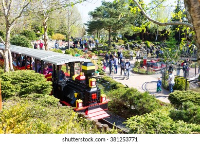 Billund, Denmark, APRIL 27, 2015 - Legoland In Billund