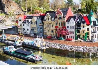 Billund, Denmark, APRIL 27, 2015 - Legoland In Billund