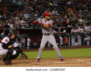 Billy Hamilton Center Fielder For The Cincinnati Reds At Chase Field In Phoenix Arizona USA May 30,2018.