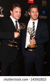 Billy Miller, Scott Clifton In The 40th Annual Daytime Emmy Awards Press Room, Beverly Hilton, Beverly Hills, CA 06-16-13