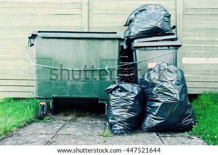 Bin Trash and Garbage.