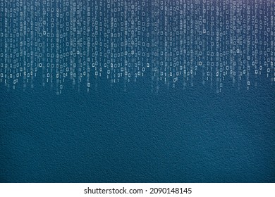 Binary code abstract technology. binay data falling - Powered by Shutterstock - Get 15% off with code: PIKWIZARD15
