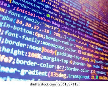 Binary code background. Abstract seamless zigzag pattern with waves in white, green, blue, lilac tones. Computer code background. 1100101 blau. Pink unique background. Binr 02. Coding concept.