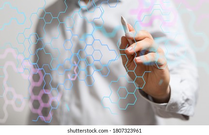 binary code interface digital touch