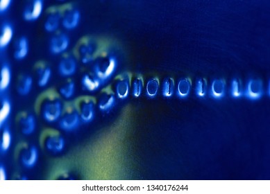 Binary code: stylistic images depicting digital language emerging from a numerical cloud with intentional focus issues