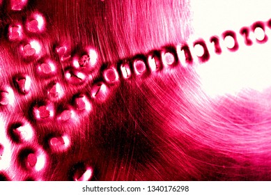 Binary code: stylistic images depicting digital language emerging from a numerical cloud with intentional focus issues
