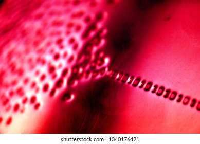 Binary code: stylistic images depicting digital language emerging from a numerical cloud with intentional focus issues
