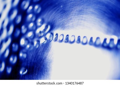 Binary code: stylistic images depicting digital language emerging from a numerical cloud with intentional focus issues
