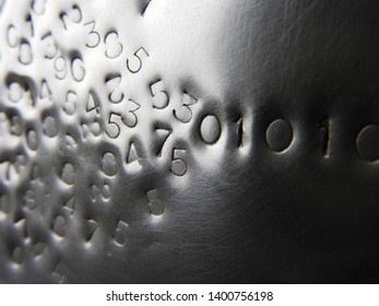 Binary code: stylistic images depicting digital language emerging from a numerical cloud