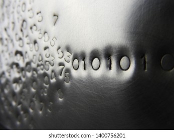 Binary code: stylistic images depicting digital language emerging from a numerical cloud