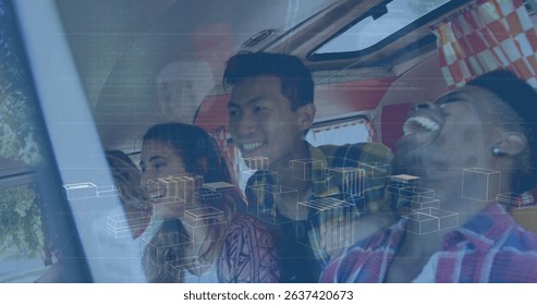 Binary coding data processing against male teacher binary coding data processing against using students. Business technology and teamwork concept. - Powered by Shutterstock - Get 15% off with code: PIKWIZARD15