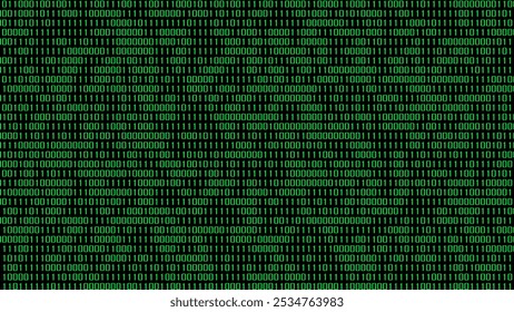 Binary rain background. Digital Data on blueprint, 4k illustration, not AI generated