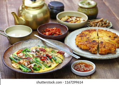 Bindaetteok And Pajeon, Korean Pancake