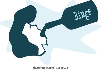 Binge drinking - jpeg version.