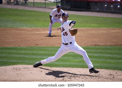 BINGHAMTON, NY - JUNE 14: Binghamton Mets' Pitcher Zack Wheeler Throws A Pitch Against The Reading Phillies At NYSEG Stadium On June 14, 2012 In Binghamton, NY