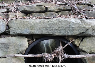 Binghamton NY, May 2019, Man-made Tunnel For Water Flow