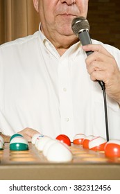 Bingo Caller At Work