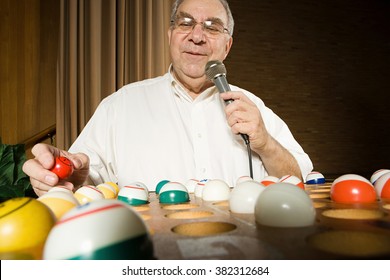 Bingo Caller At Work