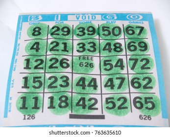 Bingo Card Game