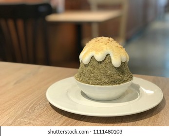 Bingsu Green Tea Korean Ice Dessert At After You Dessert Cafe