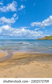 Binimel La Beach In Northern Menorca, Spain.