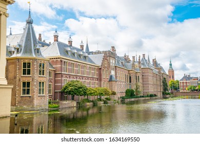 Binnenhof palace, place of dutch parliament in Hague (Den Haag), Holland, Netherlands - Shutterstock ID 1634169550