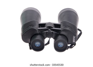 Binoculars Isolated On White Backogrund