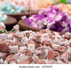 Bins Of Salt Water Taffy