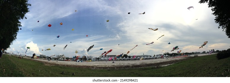 Bintulu, Sarawak, Malaysia - September 27 2018: Borneo International Kite Festival