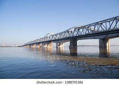 Binzhou Railway Bridge Of Harbin Songhua River