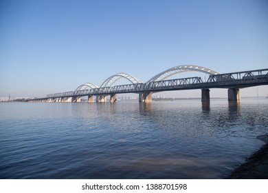 Binzhou Railway Bridge Of Harbin Songhua River