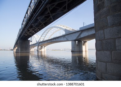 Binzhou Railway Bridge Of Harbin Songhua River