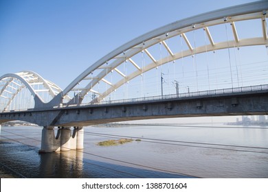 Binzhou Railway Bridge Of Harbin Songhua River