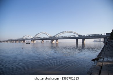 Binzhou Railway Bridge Of Harbin Songhua River