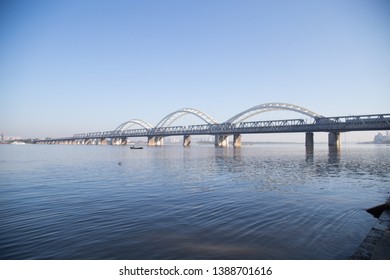 Binzhou Railway Bridge Of Harbin Songhua River