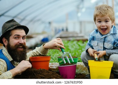 bio food production. bio food production industry. father and son are happy because of use bio food production. bio food production concept. we like spending time together - Powered by Shutterstock