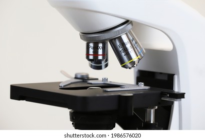 
Biological Microscope Objective Image Black And White