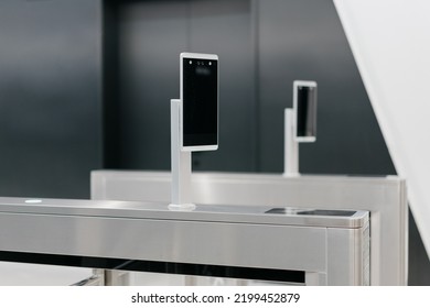 Biometric Gates in modern office building