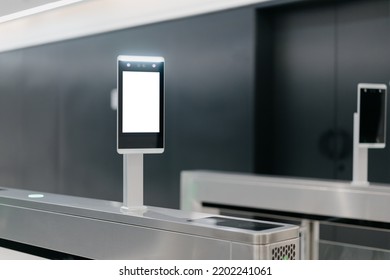 Biometric Gates in modern office building