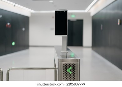 Biometric Gates in modern office building