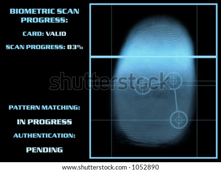 Biometric Security Thumb Scanner