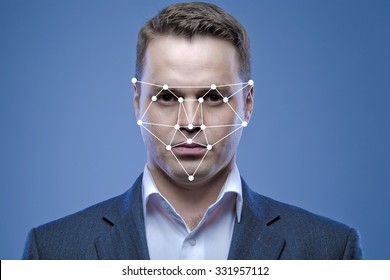 Biometric Verification - Young Man Face Recognition