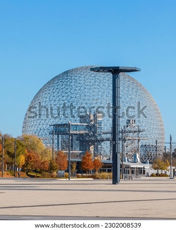 The Biosphere is an environmental museum located on Île Sainte-Hélène in Montreal.