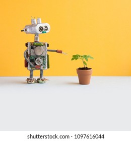 984 Robot hand flower Images, Stock Photos & Vectors | Shutterstock