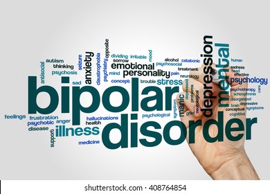 Bipolar Disorder Word Cloud Concept